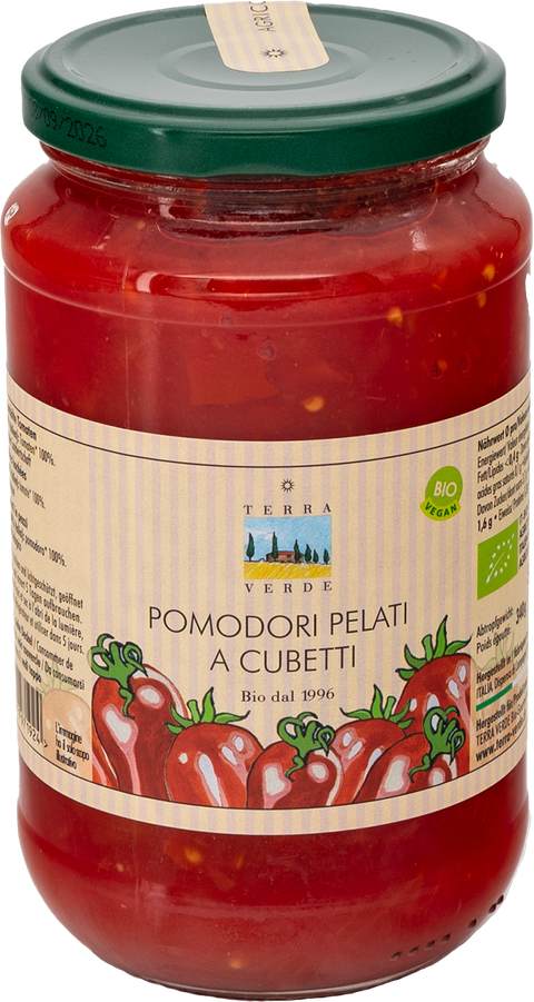 Bio Tomaten Pelati, gewürfelt