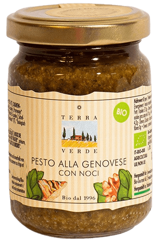 Terra Verde: Bio Pesto alla Genovese mit Nüssen